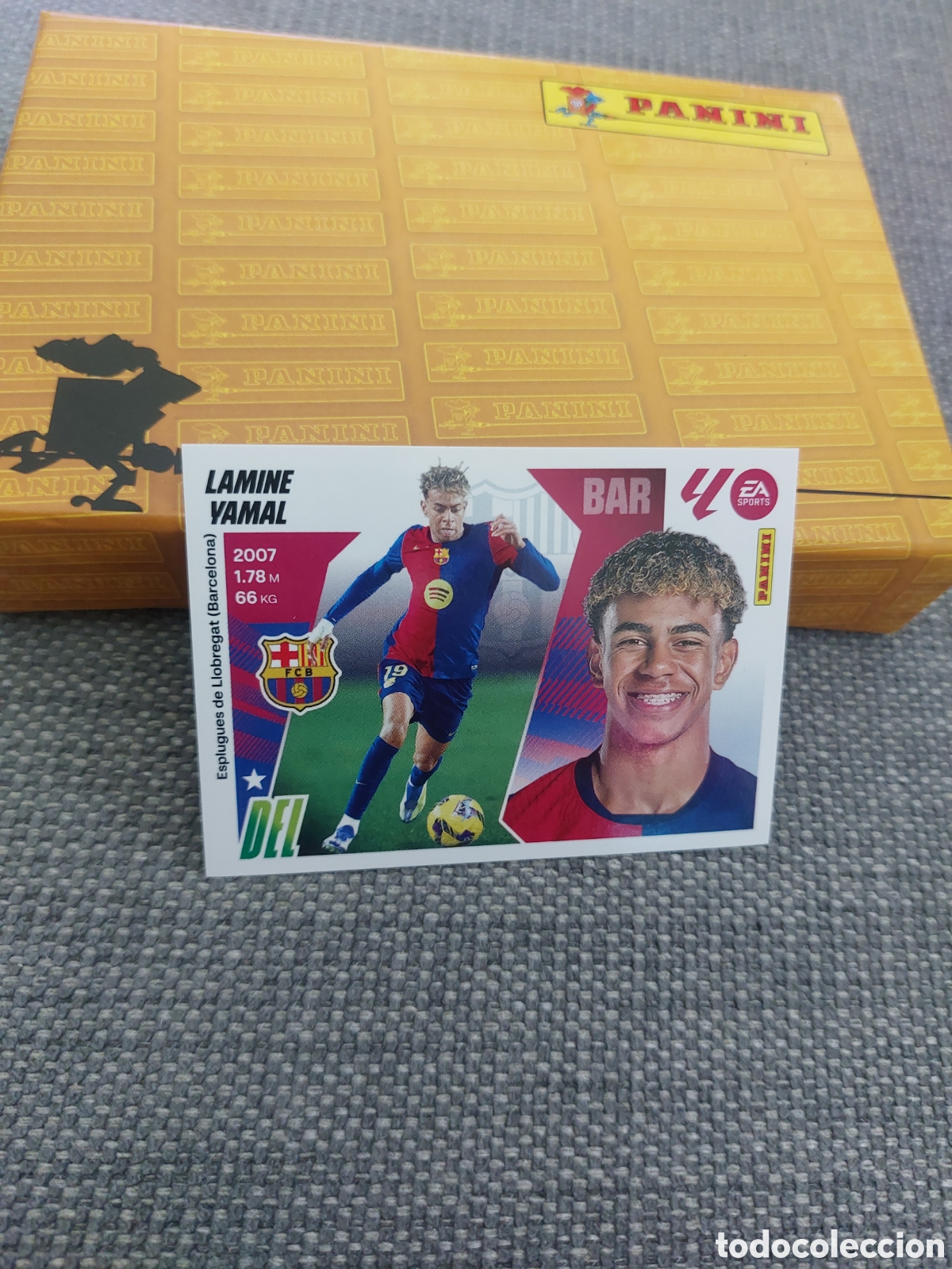 Football Stickers: 19 LAMINE YAMAL BARCELONA BAR&Ccedil;A LIGA ESTE 2025 2026 25 26