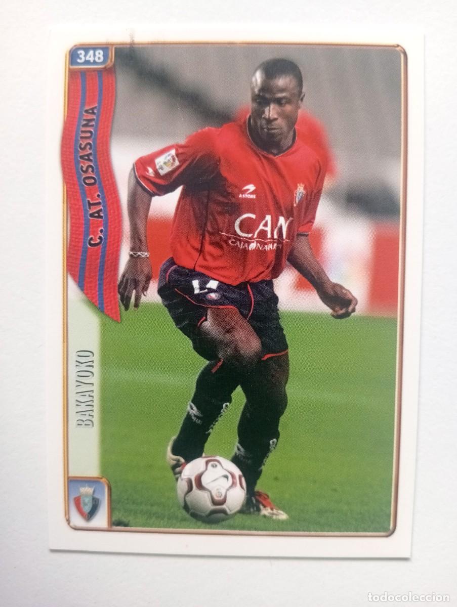 Football Stickers: CROMO FUTBOL C.A. OSASUNA MUNDI CROMO 2004-2005: BAKAYOKO