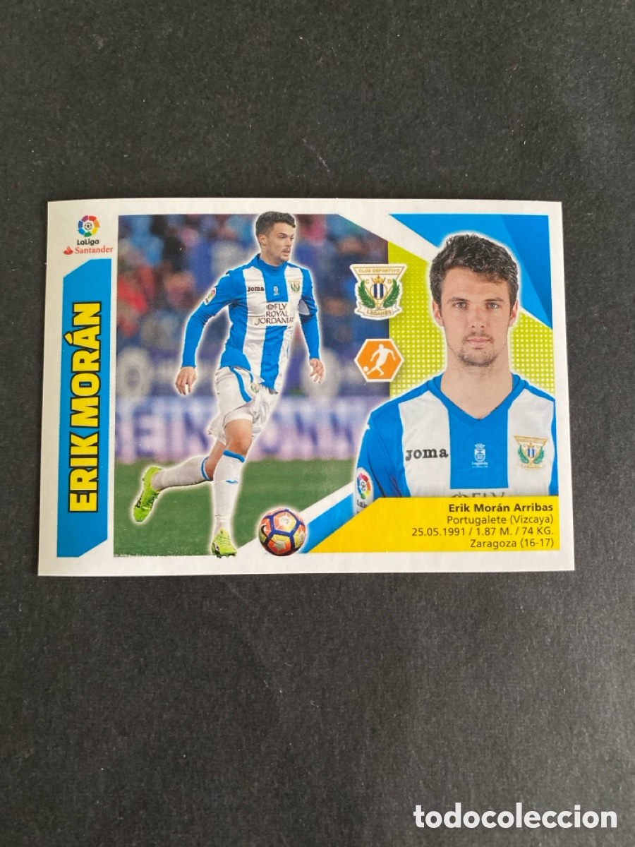 Cromos de f&uacute;tbol: Cromo liga 17/18 CD Legan&eacute;s N* 10 A