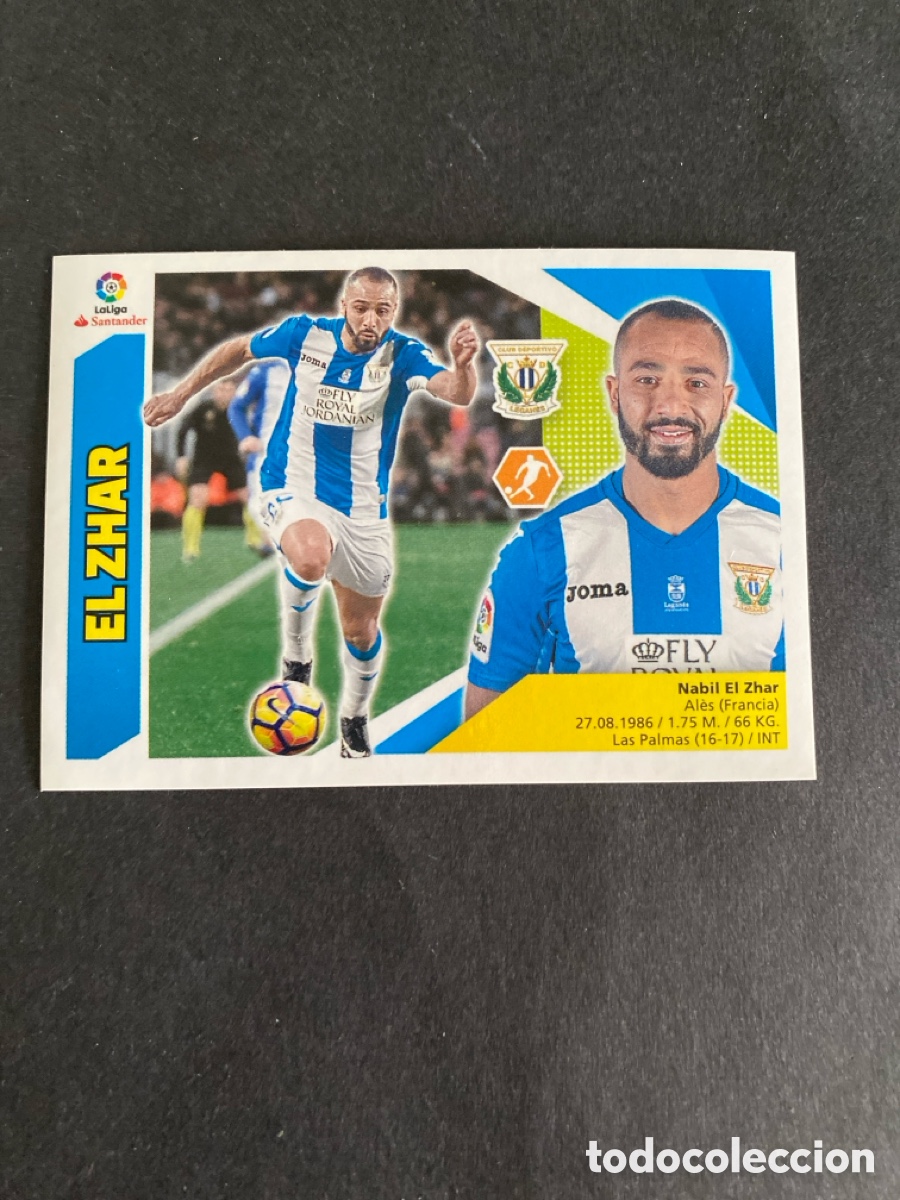 Cromos de f&uacute;tbol: Cromo liga 17/18 CD Legan&eacute;s N* 13