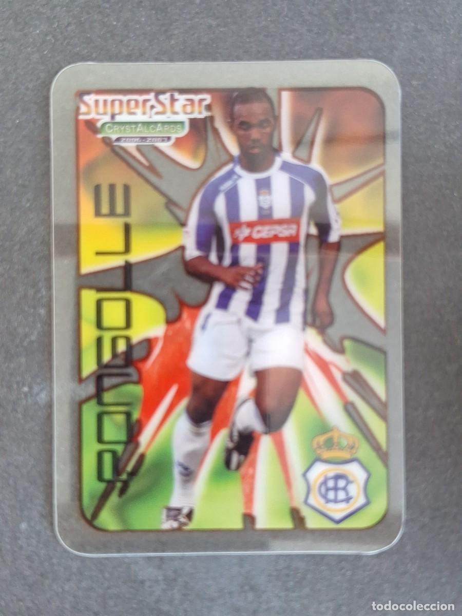 Cromos de f&uacute;tbol: L1 PONGOLLE RECREATIVO DE HUELVA SUPERSTAR 388 MUNDICROMO CRYSTALCARDS LIGA 2006 2007 06 07