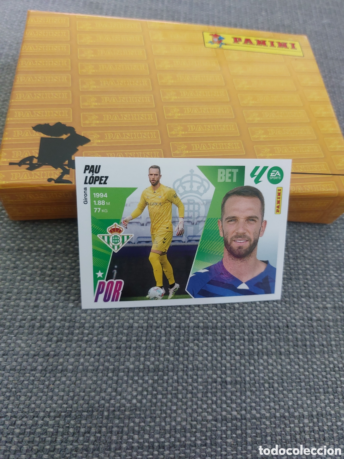 Football Stickers: 3 PAU LOPEZ BETIS 2&ordf; EDICION SEGUNDA LIGA ESTE EA SPORTS 25 26 2025 2026 PANINI