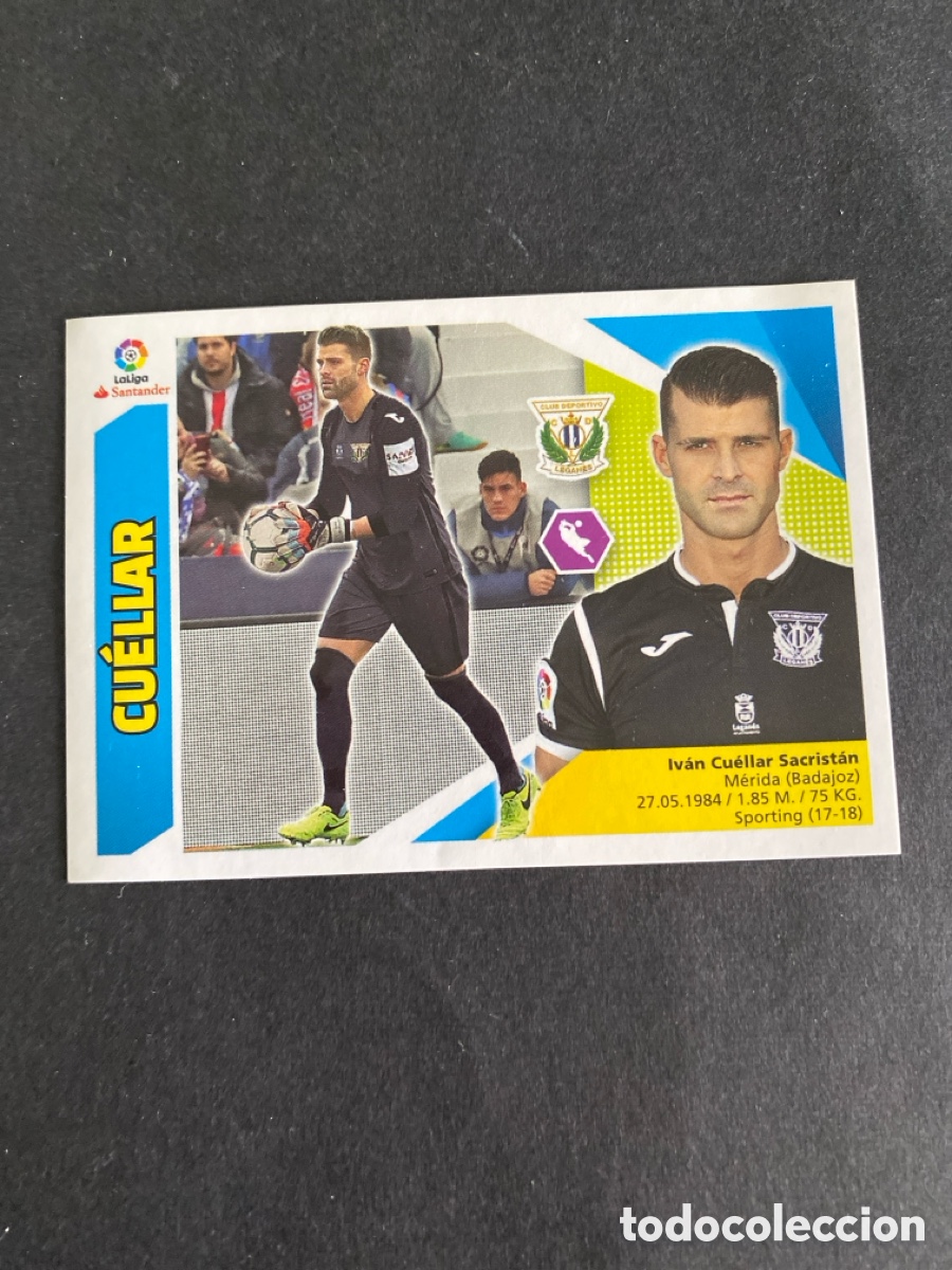 Football Stickers: Cromo liga 17/18 CD Legan&eacute;s N* 1