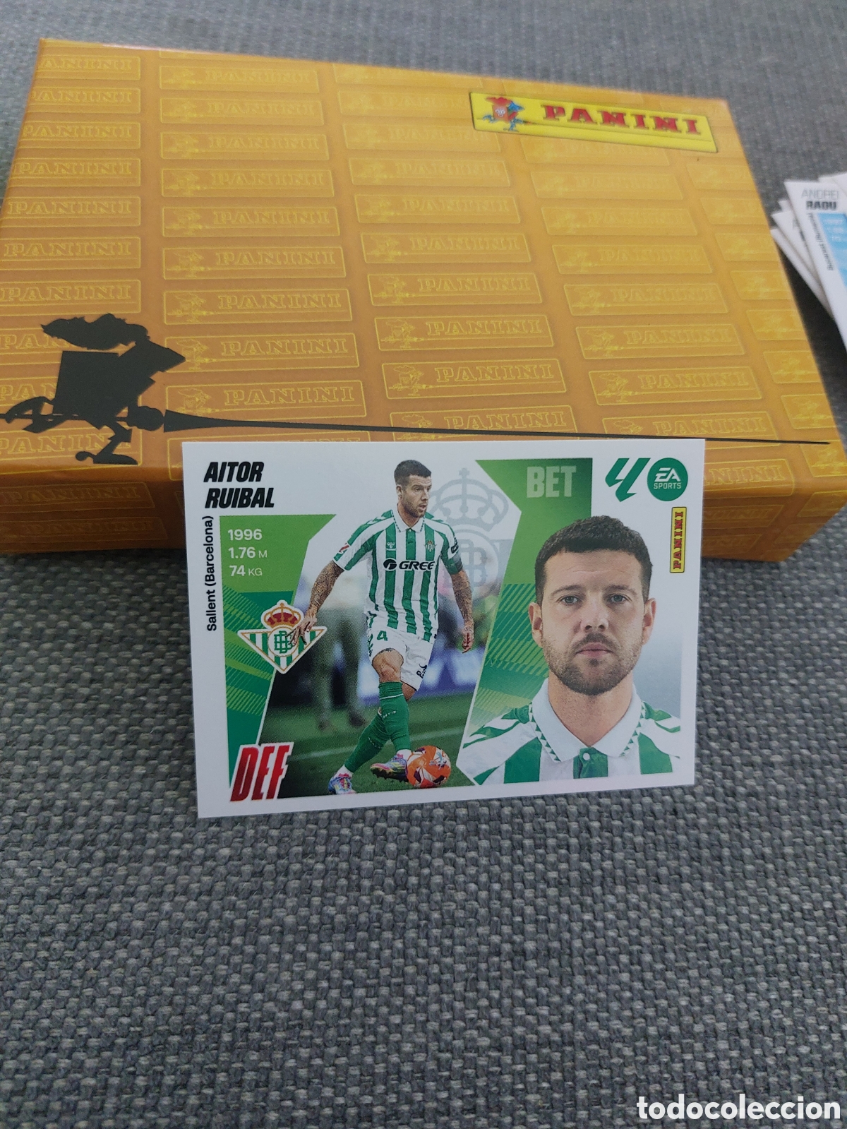 Football Stickers: 5 A 5A AITOR RUIBAL BETIS PANINI LIGA ESTE 25 26 2025 2026