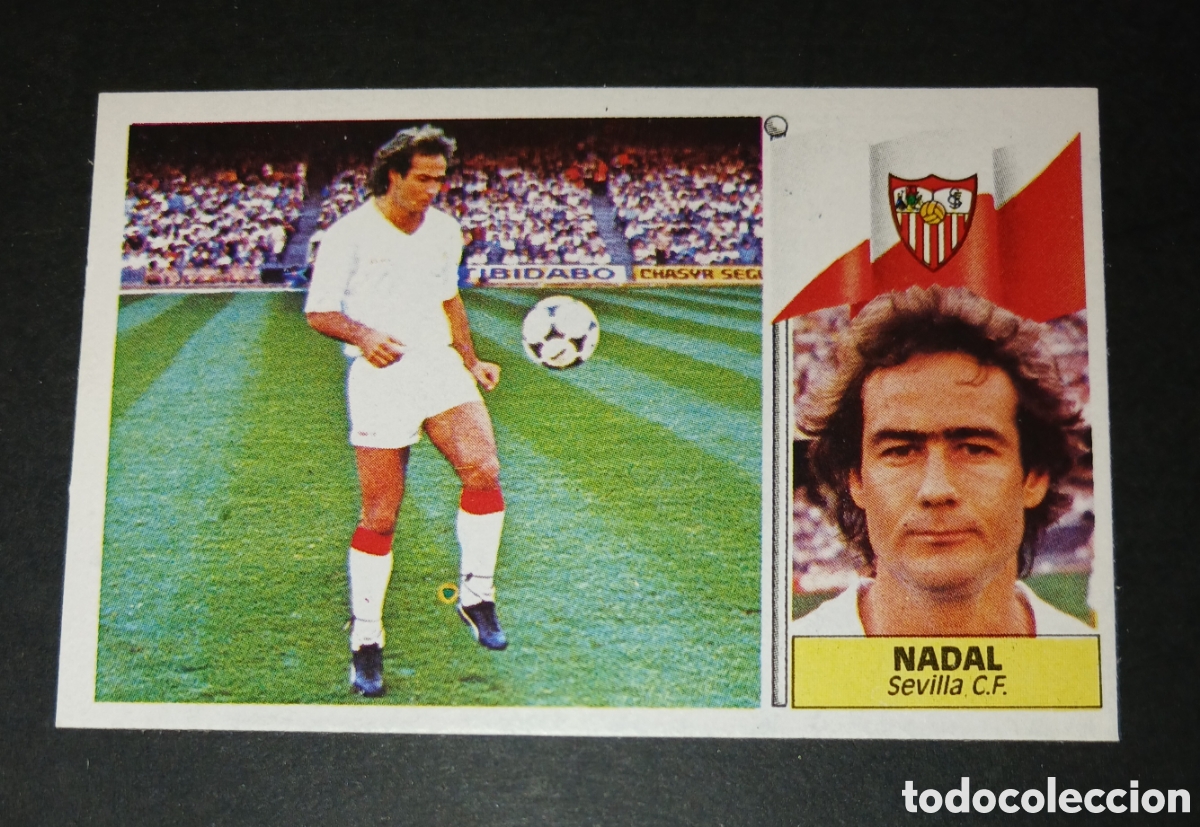 Football Stickers: Cromo Nadal (Sevilla CF) - Ediciones Este - Liga 1986/1987 (86/87) - Sin Pegar / Nunca Pegado