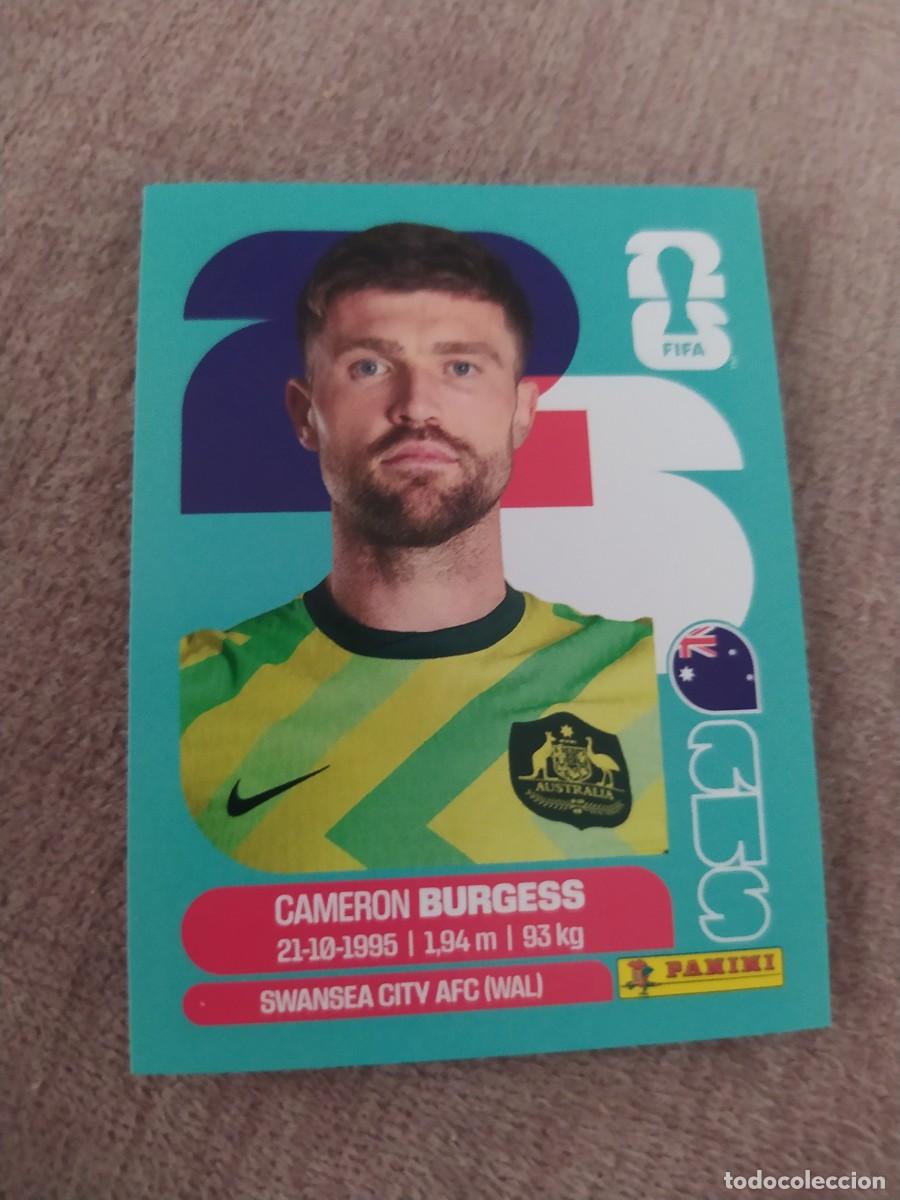 Football Stickers: AUS 08 AUS8 Cameron BURGESS 8 Australia Mundial 2026 Panini