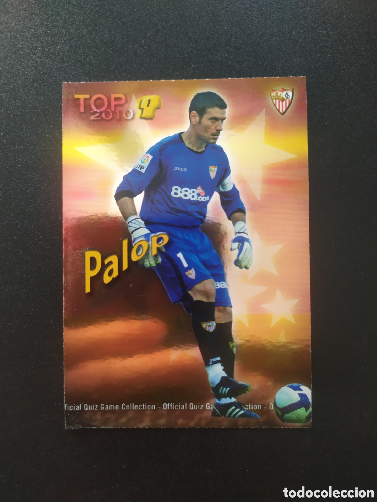 Fu&szlig;ball-Sticker: Mundicromo fichas Liga 2009 2010 09 10 Palop top brillo rojo n&deg; 543 Sevilla