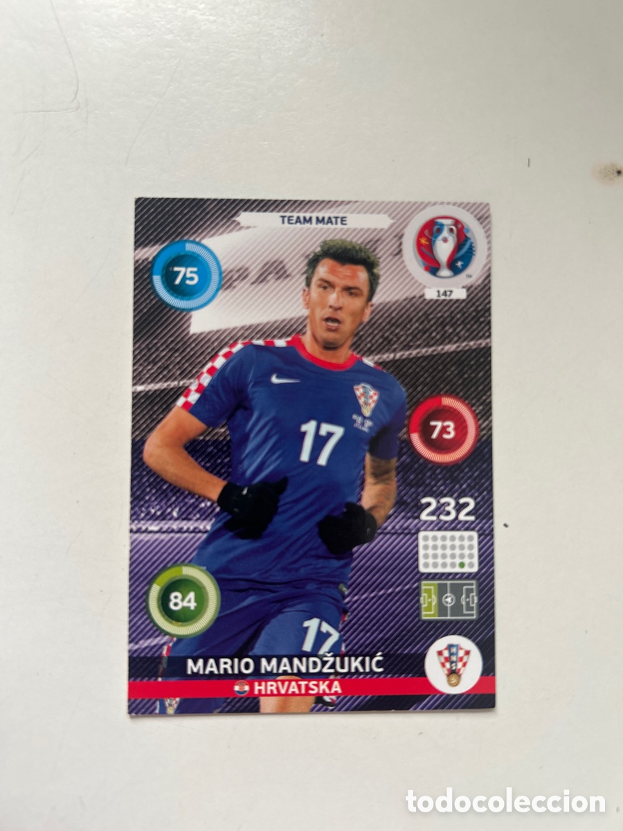 Cromos de f&uacute;tbol: Mario Mandzukić EURO2016 (147)