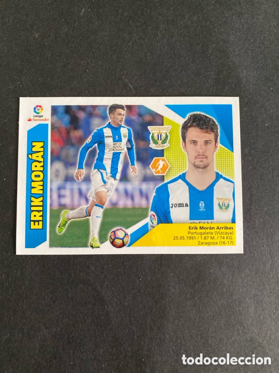 Cromos de f&uacute;tbol: Cromo liga 17/18 CD Legan&eacute;s N* 10A