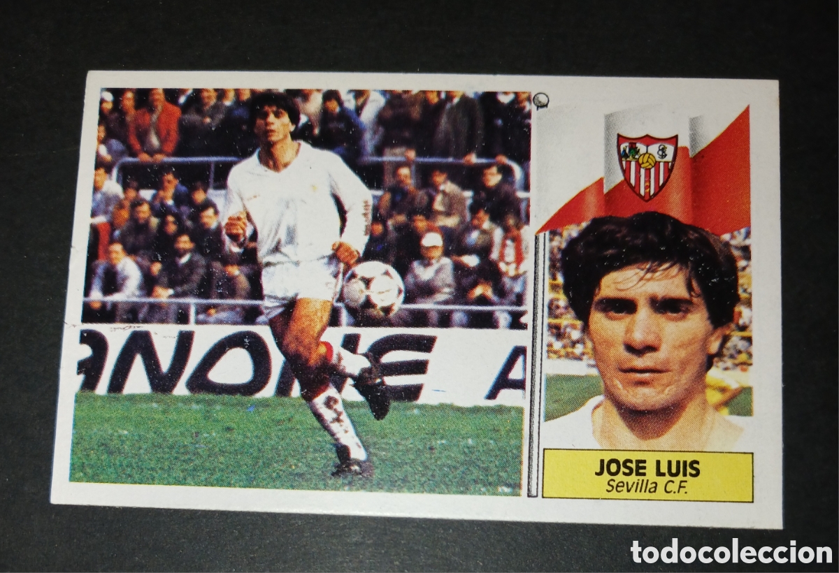 Cromos de f&uacute;tbol: Cromo Jose Luis (Sevilla CF) - Ediciones Este - Liga 1986/1987 (86/87) - Sin Pegar / Nunca Pegado