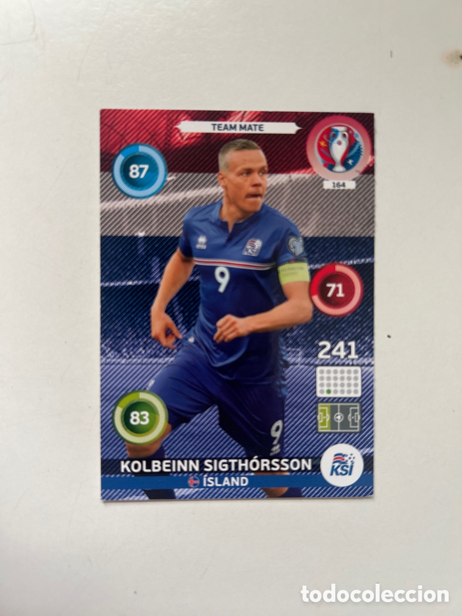 Cromos de f&uacute;tbol: Kolbeinn Sigth&oacute;rsson EURO2016 (164)