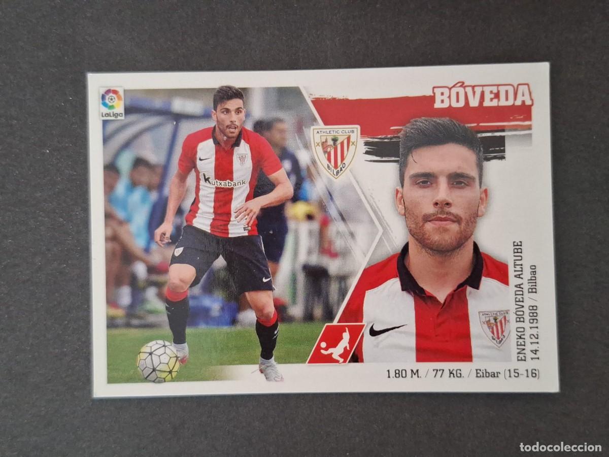 Cromos de f&uacute;tbol: L3 BOVEDA ATHLETIC CLUB DE BILBAO LIGA ESTE 2015 2016 15 16 NUNCA PEGADO SIN PEGAR