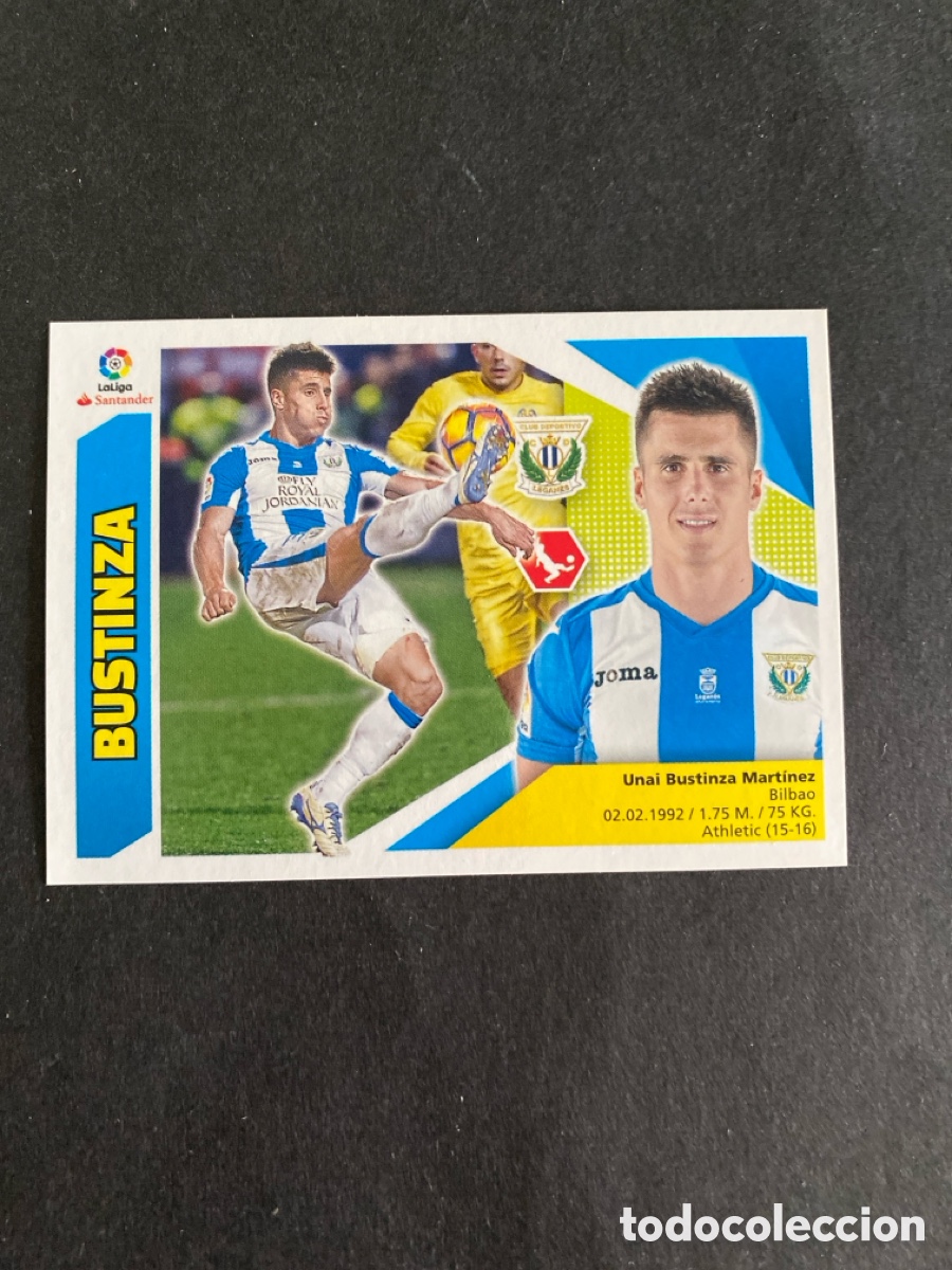 Cromos de f&uacute;tbol: Cromo liga 17/18 CD Legan&eacute;s N* 3A
