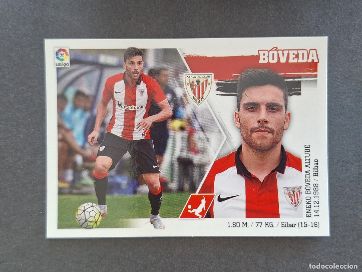 Cromos de f&uacute;tbol: L3 BOVEDA ATHLETIC CLUB DE BILBAO LIGA ESTE 2015 2016 15 16 NUNCA PEGADO SIN PEGAR