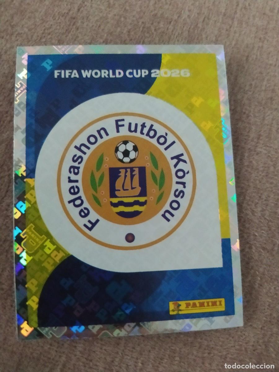 Cromos de f&uacute;tbol: CUW 01 CUW1 ESCUDO 1 Cura&ccedil;ao Curasao Mundial 2026 Panini