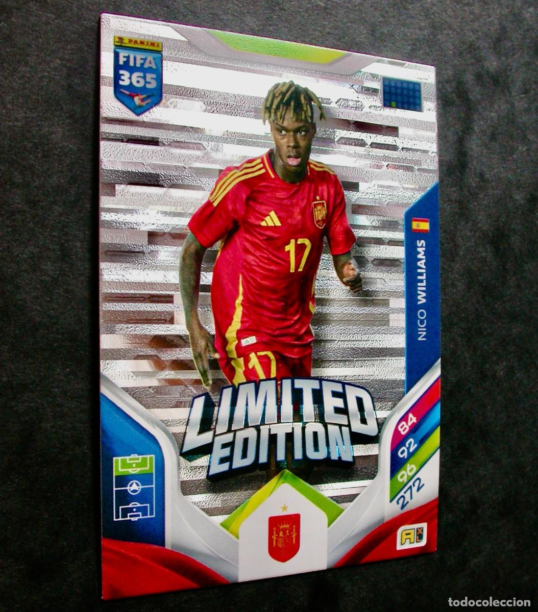 Cromos de f&uacute;tbol: NICO WILLIAMS / LIMITED EDITION / ESPA&Ntilde;A / FIFA 365 ADRENALYN XL 2026