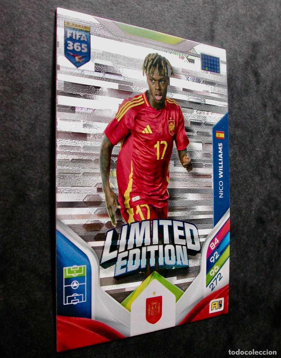 Cromos de f&uacute;tbol: NICO WILLIAMS / LIMITED EDITION / ESPA&Ntilde;A / FIFA 365 ADRENALYN XL 2026