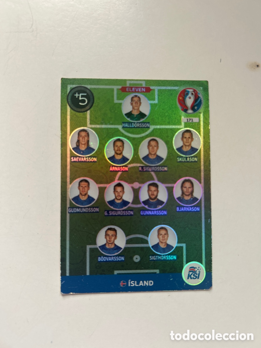 Cromos de f&uacute;tbol: 11 Inicial EURO2016 (171)
