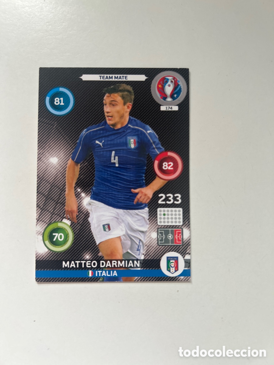 Cromos de f&uacute;tbol: Mateo Darmiam EURO2016 (174)