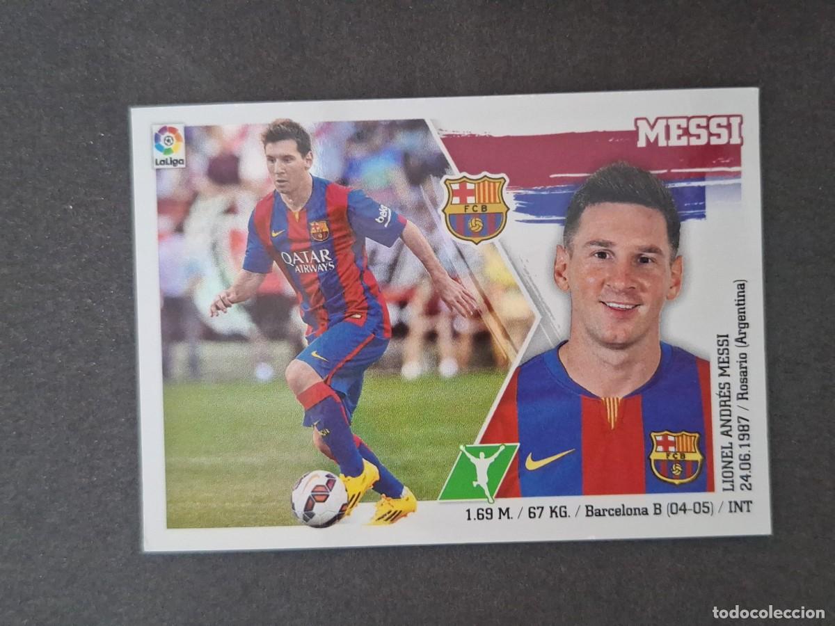 Cromos de f&uacute;tbol: L3 MESSI F. C. BARCELONA LIGA ESTE 2015 2016 15 16 NUNCA PEGADO SIN PEGAR