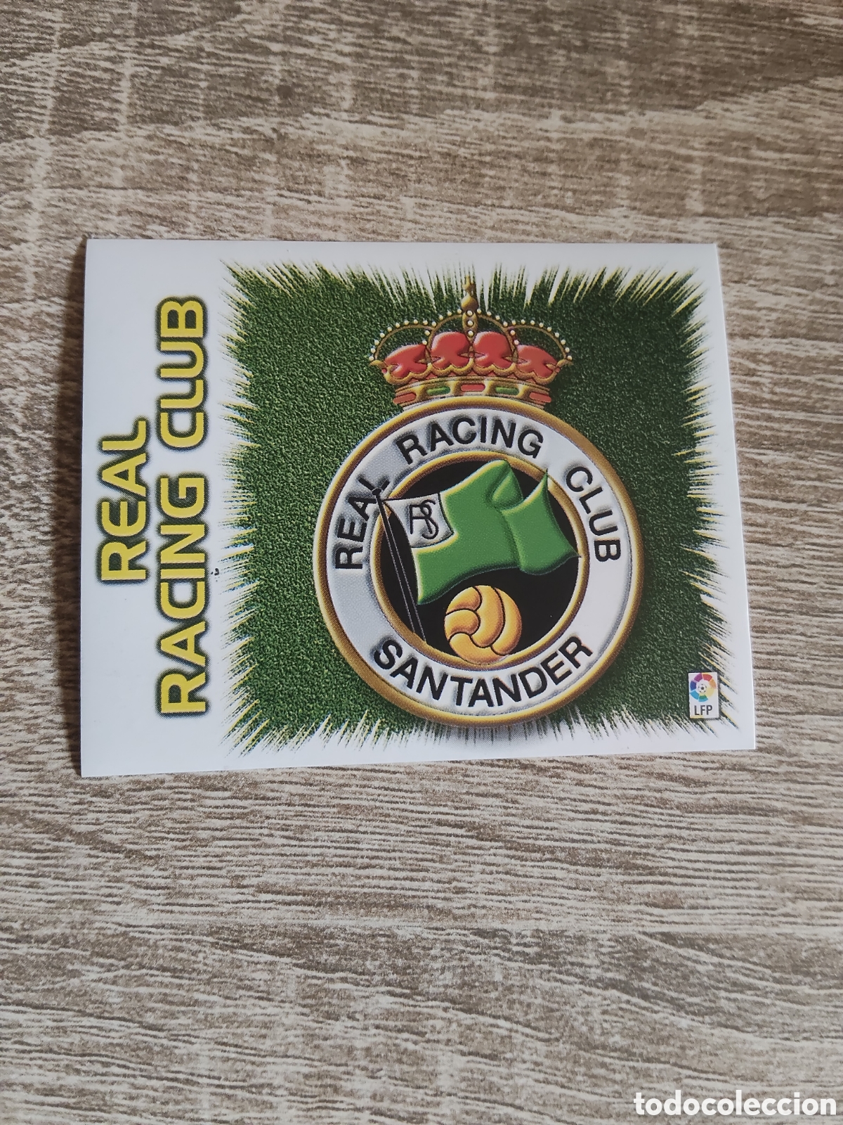 Cromos de f&uacute;tbol: Escudo Racing de Santander liga 1999 2000 99 00 ediciones este