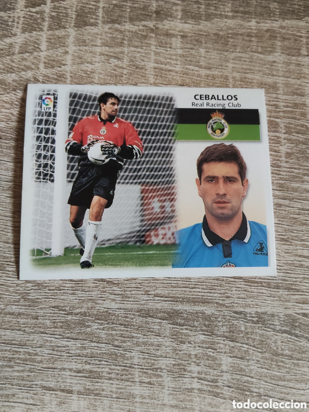 Cromos de f&uacute;tbol: Ceballos Racing de Santander liga 1999 2000 99 00 ediciones este