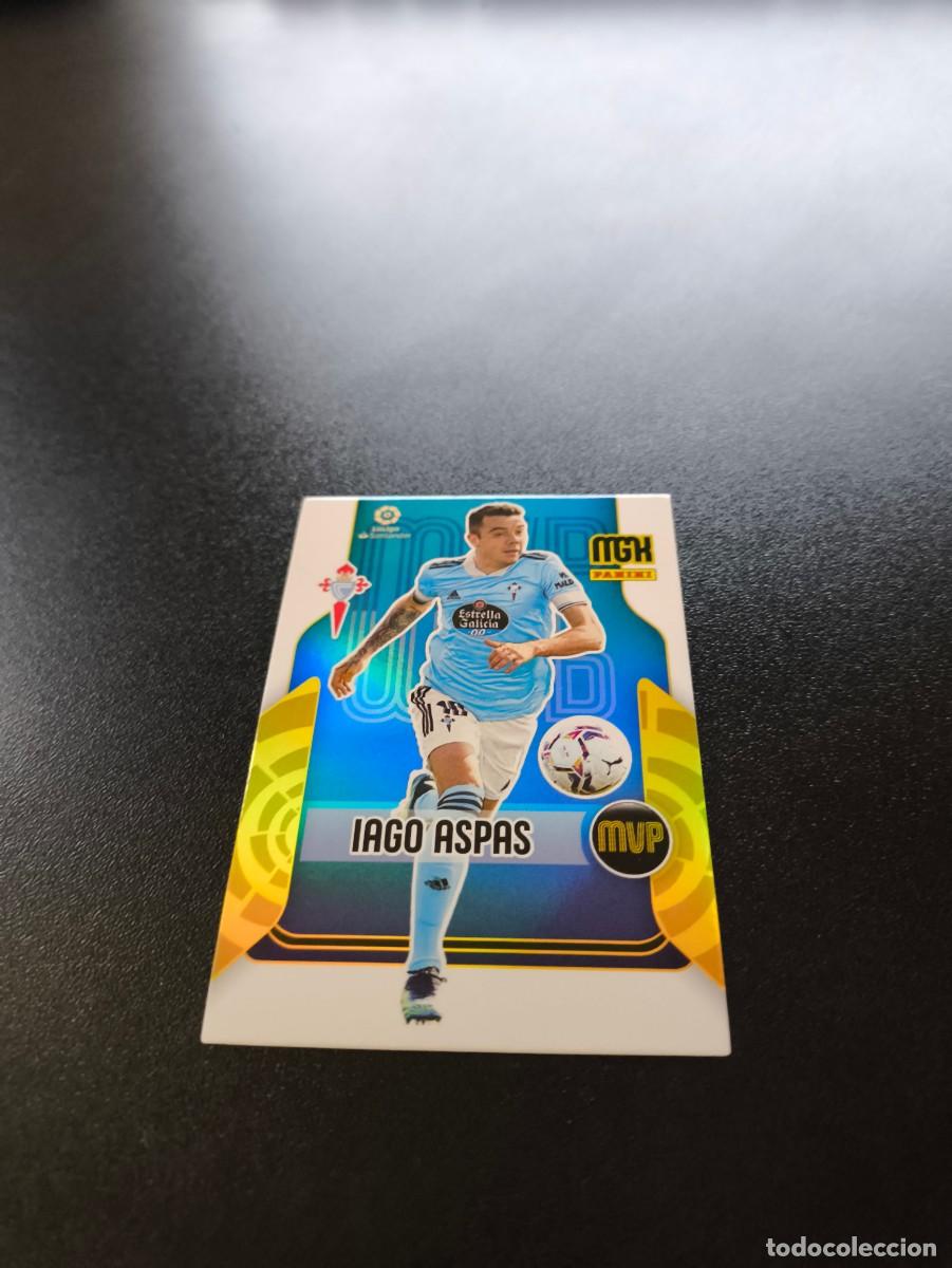 Fu&szlig;ball-Sticker: 368 Iago Aspas CELTA MVP PANINI LIGA MEGACRACKS MGK 2021 2022 21 22 NO ESTE ADRENALYN