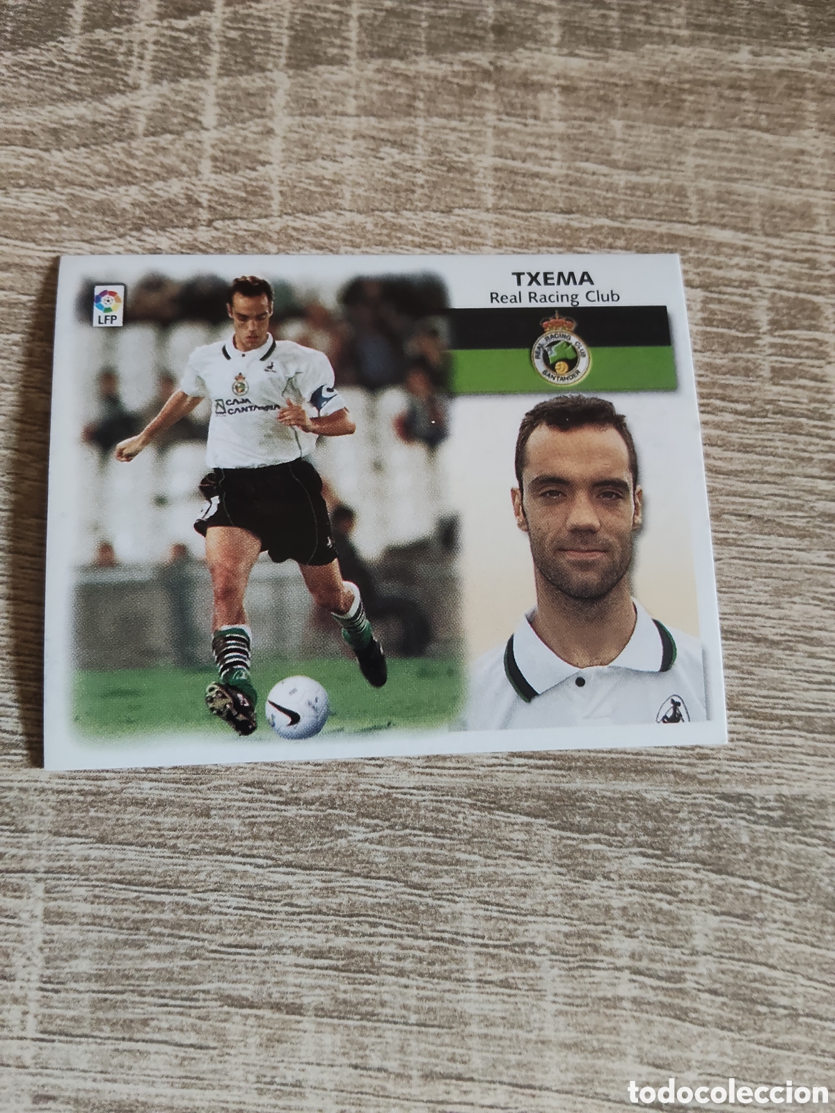 Fu&szlig;ball-Sticker: Txema Racing de Santander liga 1999 2000 99 00 ediciones este