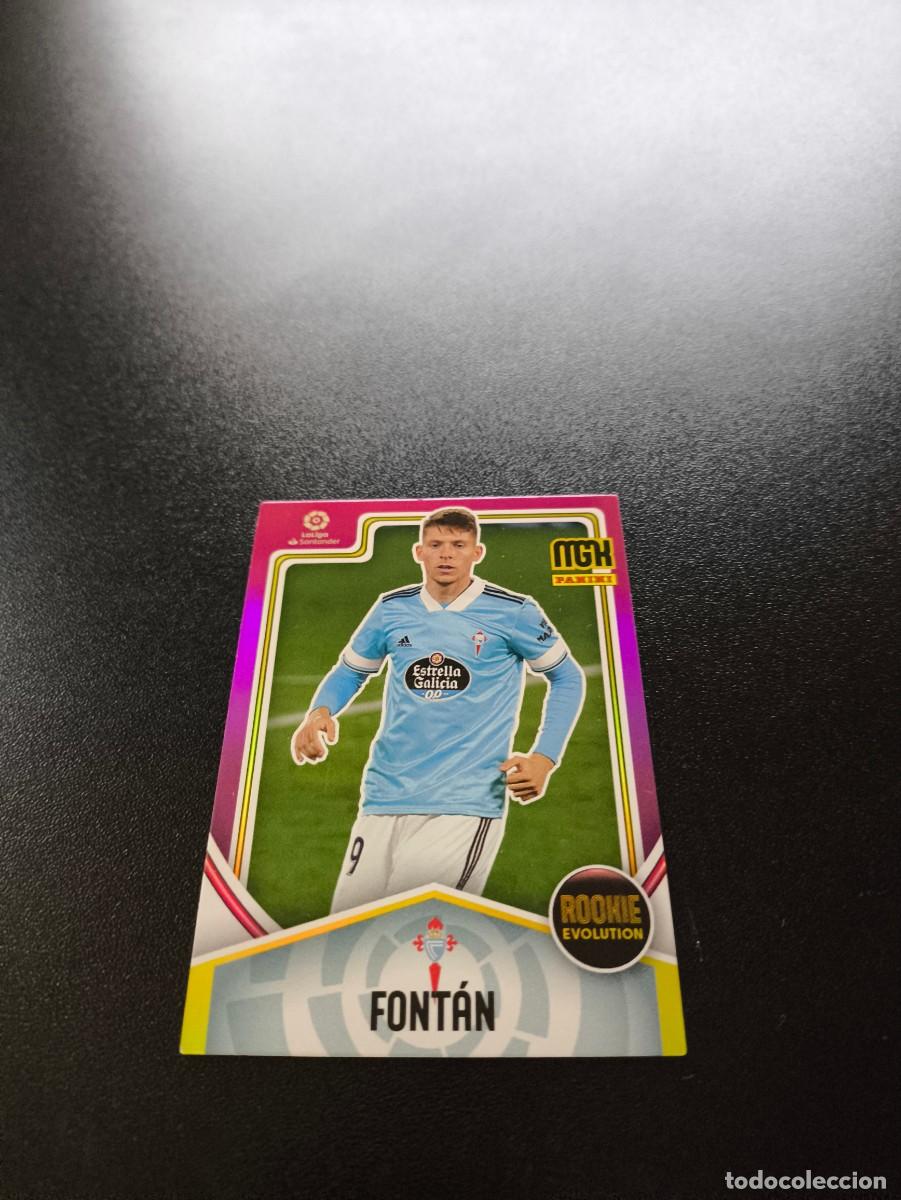 Fu&szlig;ball-Sticker: 389 Font&aacute;n CELTA ROOKIE PANINI LIGA MEGACRACKS MGK 2021 2022 21 22 NO ESTE ADRENALYN
