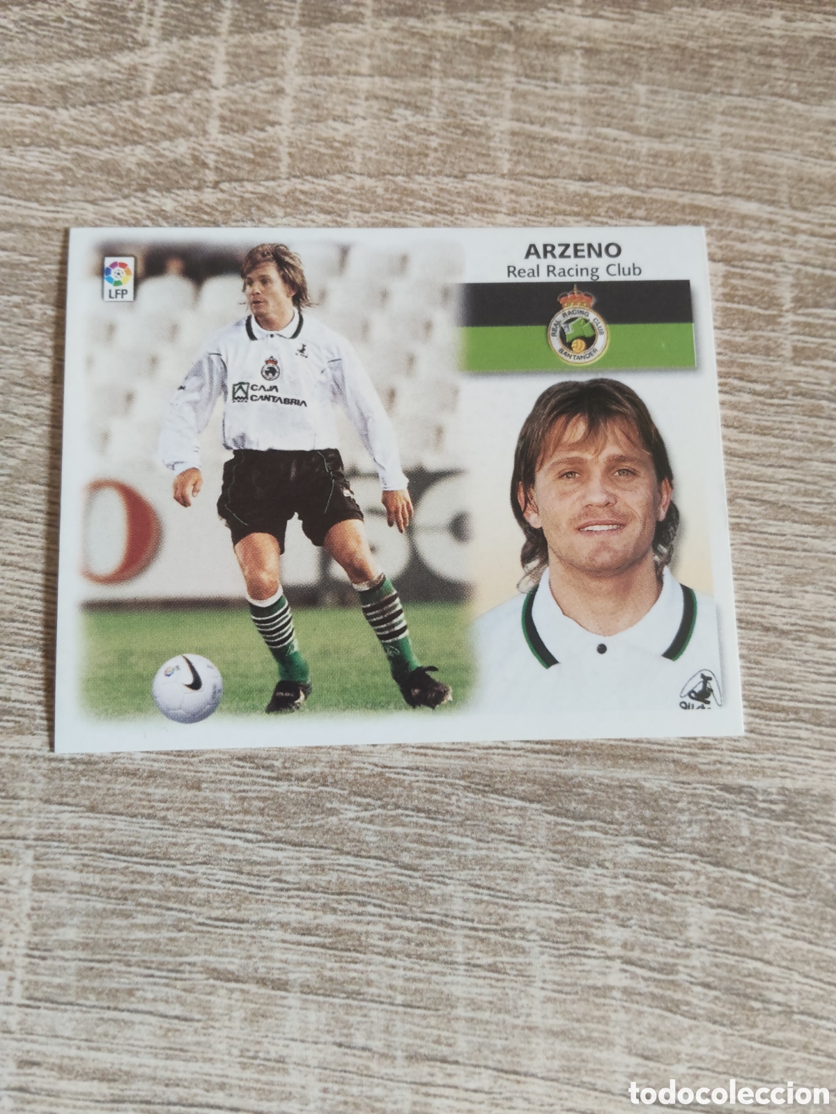 Cartes &agrave; collectionner de Football: Arzeno Racing de Santander liga 1999 2000 99 00 ediciones este