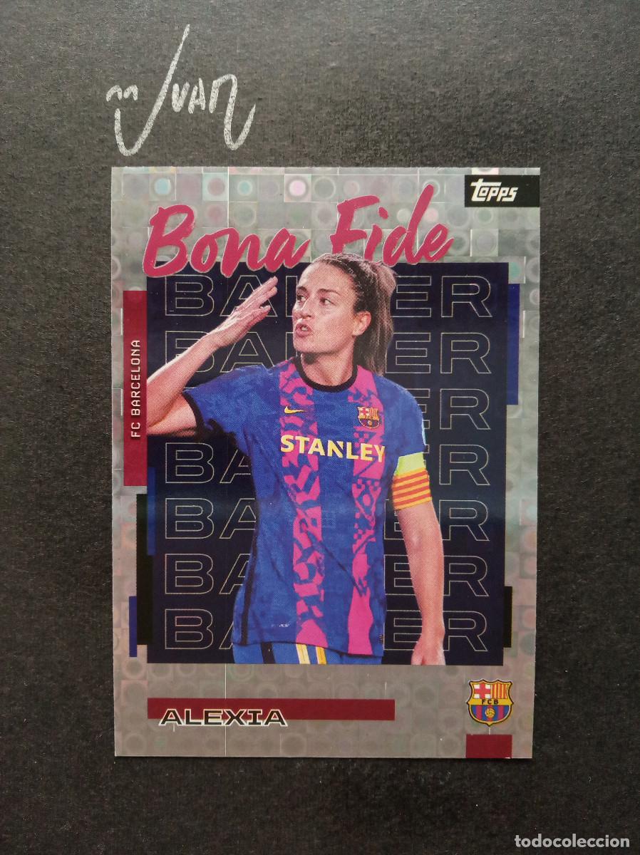 Figurine di Calcio: 24 HALO BONA FIDE BALLER ALEXIA PUTELLAS BARCELONA WOMEN ⚽ TOPPS &reg; TEAM SET BAR&Ccedil;A 2025 2026 25 26