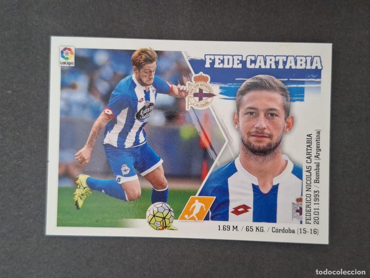 Cartes &agrave; collectionner de Football: L3 FEDE CARTABIA DEPORTIVO DE LA CORU&Ntilde;A LIGA ESTE 2015 2016 15 16 NUNCA PEGADO SIN PEGAR