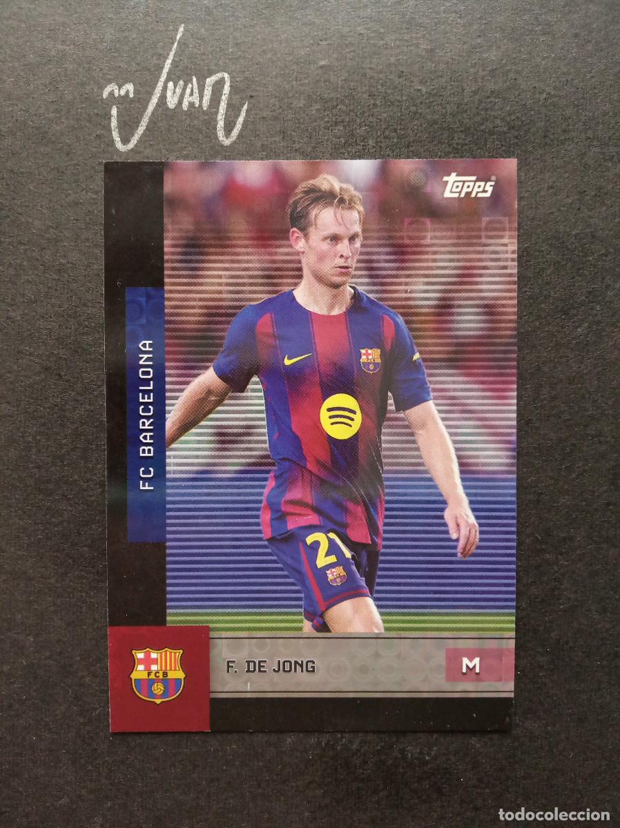 Cromos de f&uacute;tbol: N&ordm; 9 PARALELA HALO FRENKIE DE JONG FC BARCELONA NETHERLANDS ⚽ TOPPS &reg; TEAM SET BAR&Ccedil;A 2025 2026 25 26