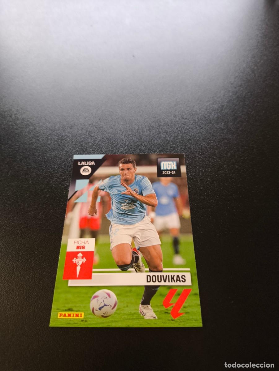 Cromos de f&uacute;tbol: 160 BIS Douvikas CELTA DE VIGO PANINI LIGA MEGACRACKS MGK 2023 2024 23 24 NO ESTE