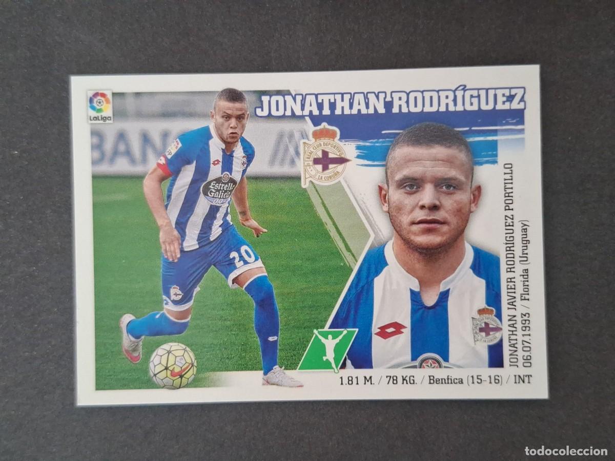 Cromos de f&uacute;tbol: L3 JONATHAN RODRIGUES DEPORTIVO DE LA CORU&Ntilde;A LIGA ESTE 2015 2016 15 16 NUNCA PEGADO SIN PEGAR