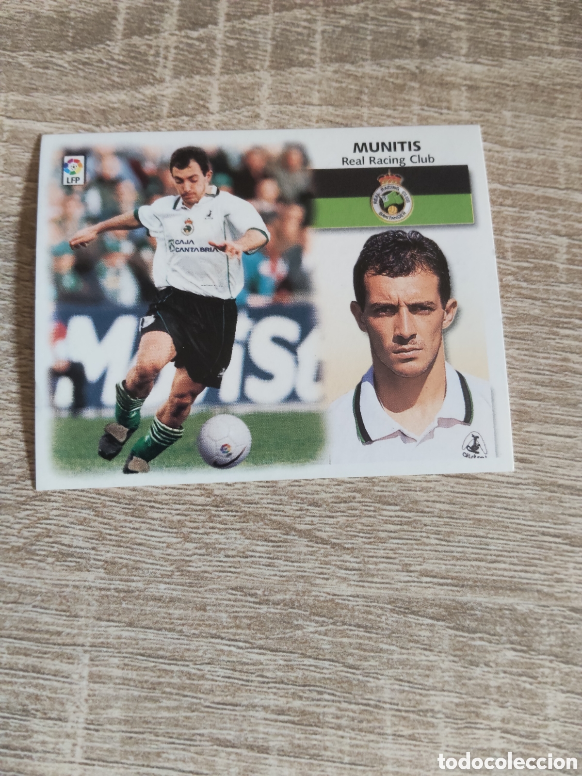Cromos de f&uacute;tbol: Munitis Racing de Santander liga 1999 2000 99 00 ediciones este