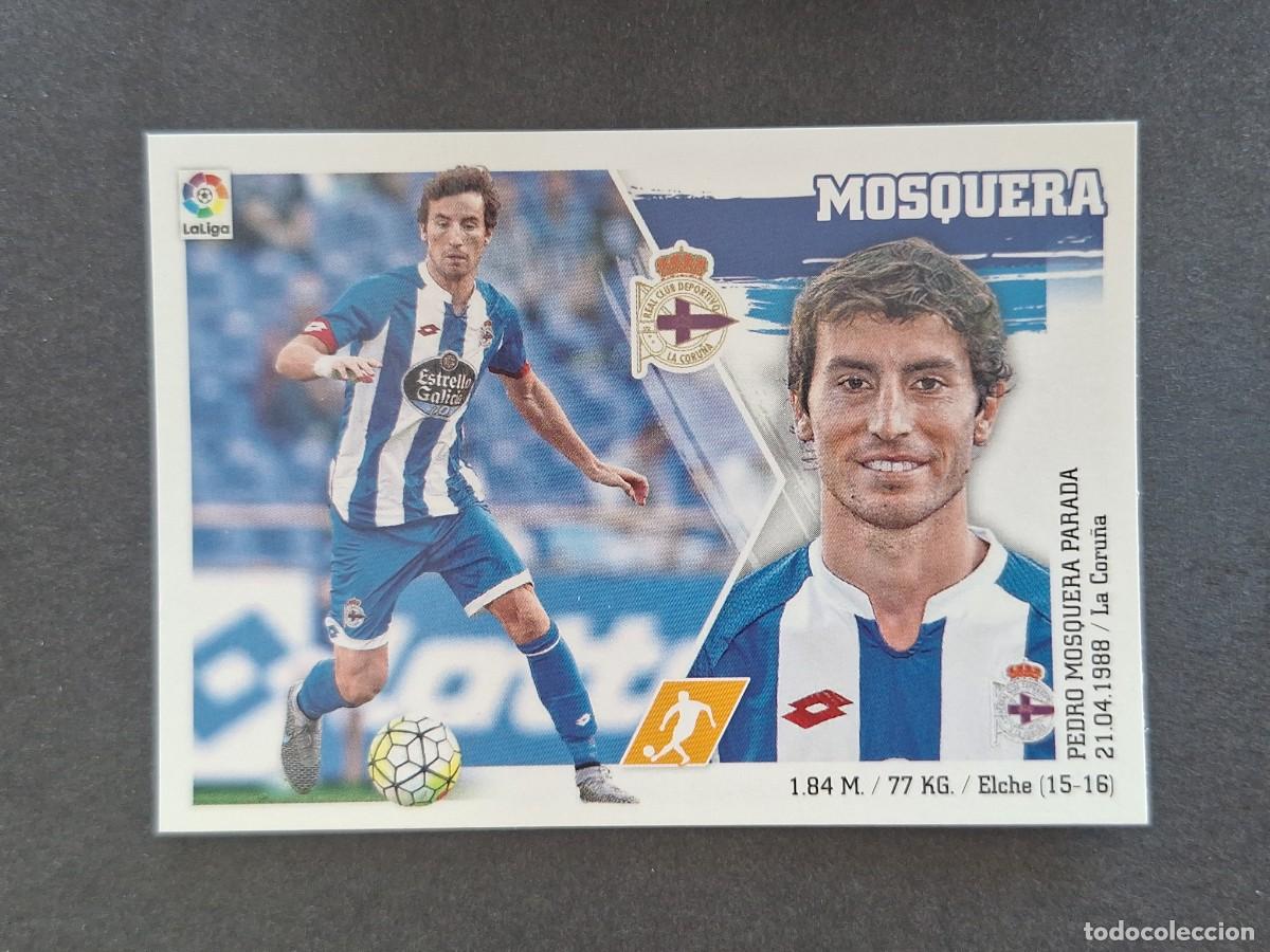 Cromos de f&uacute;tbol: L3 MOSQUERA DEPORTIVO DE LA CORU&Ntilde;A LIGA ESTE 2015 2016 15 16 NUNCA PEGADO SIN PEGAR