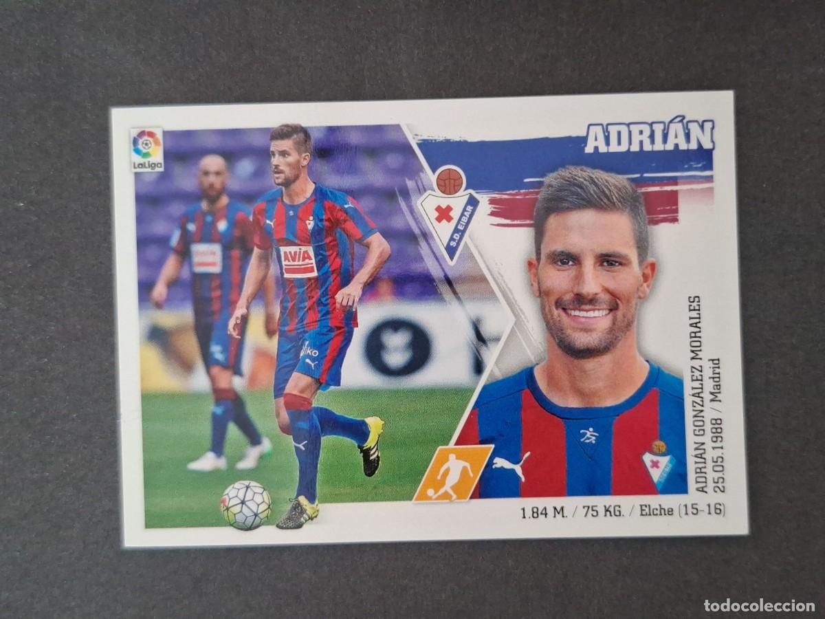 Cromos de f&uacute;tbol: L3 ADRIAN S. D. EIBAR LIGA ESTE 2015 2016 15 16 NUNCA PEGADO SIN PEGAR