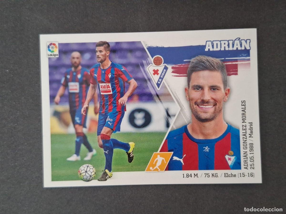 Cromos de f&uacute;tbol: L3 ADRIAN S. D. EIBAR LIGA ESTE 2015 2016 15 16 NUNCA PEGADO SIN PEGAR