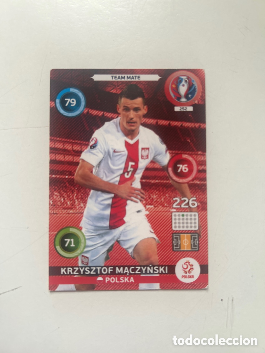 Cromos de f&uacute;tbol: Krzysztof Mączyński EURO2016 (252)