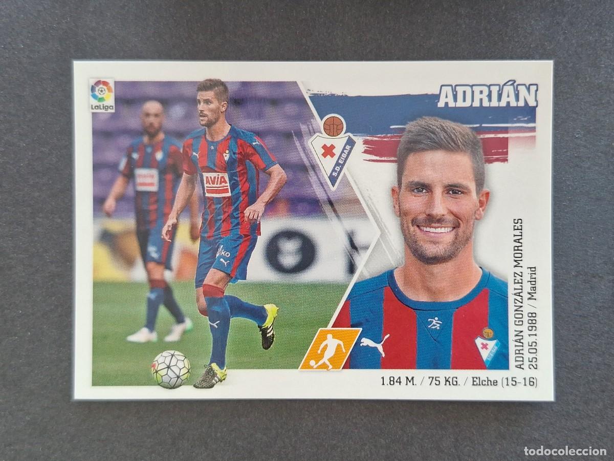Cromos de f&uacute;tbol: L3 ADRIAN S. D. EIBAR LIGA ESTE 2015 2016 15 16 NUNCA PEGADO SIN PEGAR
