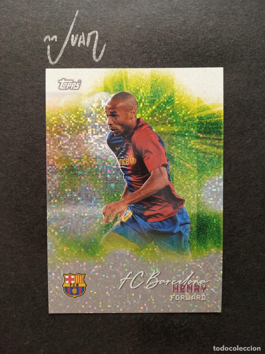 Fu&szlig;ball-Sticker: 30 PARALELA STATIC PITCH PURSUITS HENRY FC BARCELONA FRANCIA ⚽ TOPPS &reg; TEAM SET 2025 2026 25 26