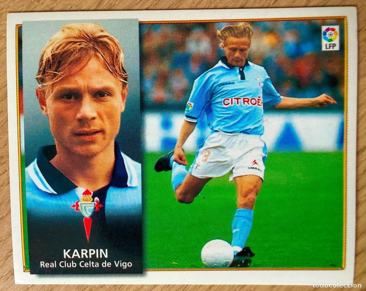 Fu&szlig;ball-Sticker: KARPIN CELTA VIGO 98 99 1998 1999 LIGA EDICIONES ESTE SIN PEGAR STICKER CROMOS