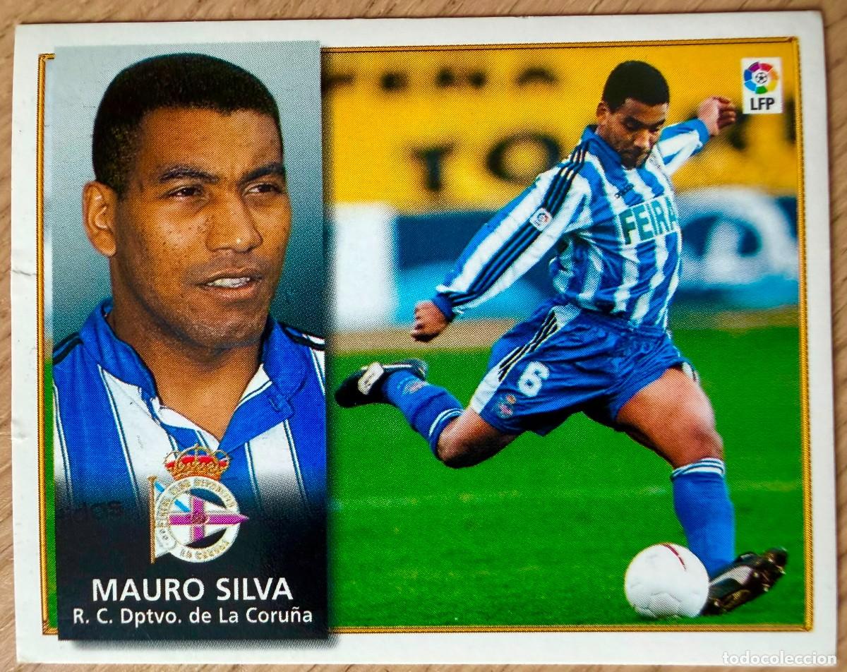 Fu&szlig;ball-Sticker: MAURO SILVA DEPORTIVO CORU&Ntilde;A 98 99 1998 1999 LIGA EDICIONES ESTE SIN PEGAR STICKER CROMOS