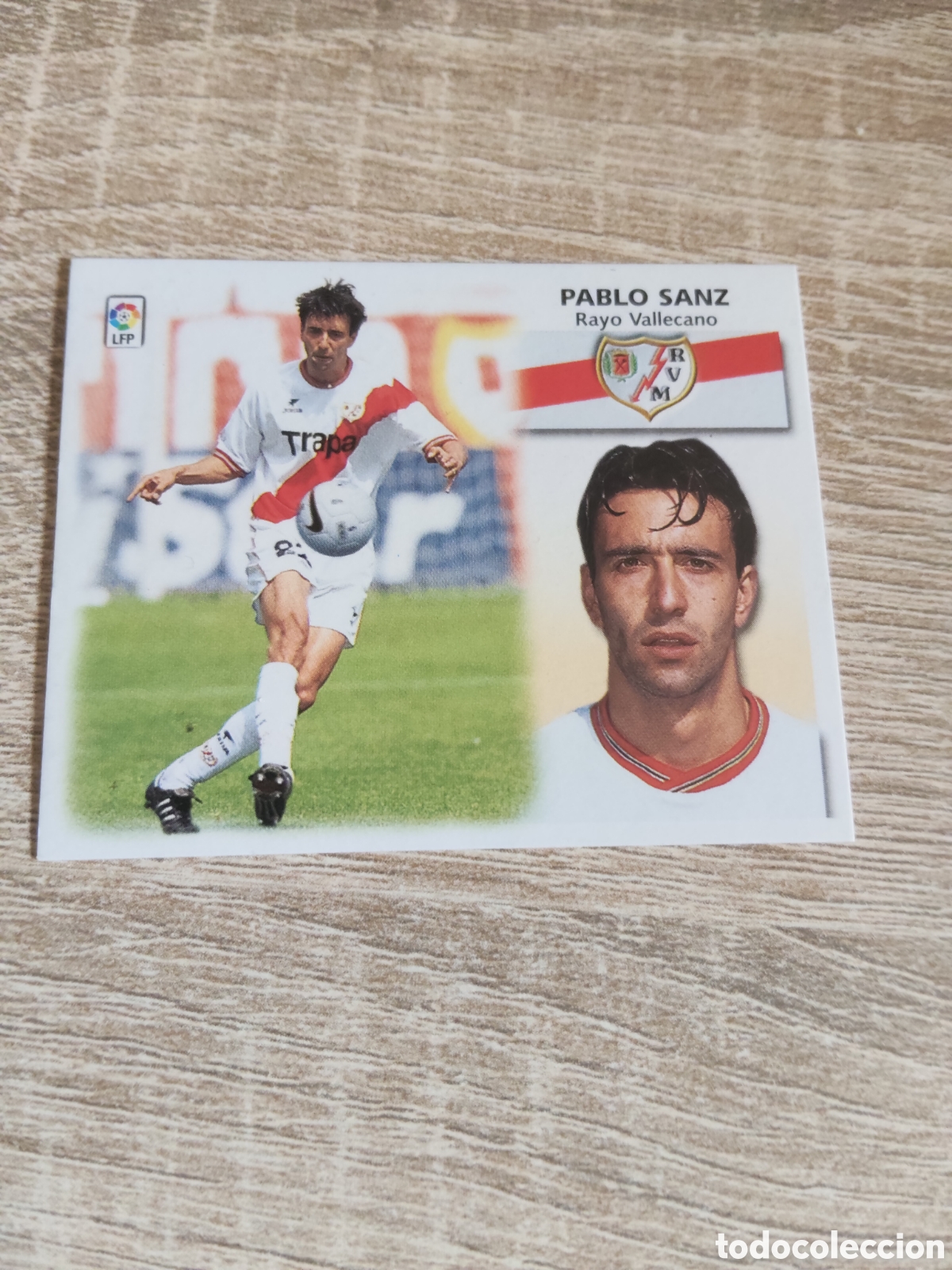 Cromos de Futebol: Pablo Sanz Rayo Vallecano liga 1999 2000 99 00 ediciones este