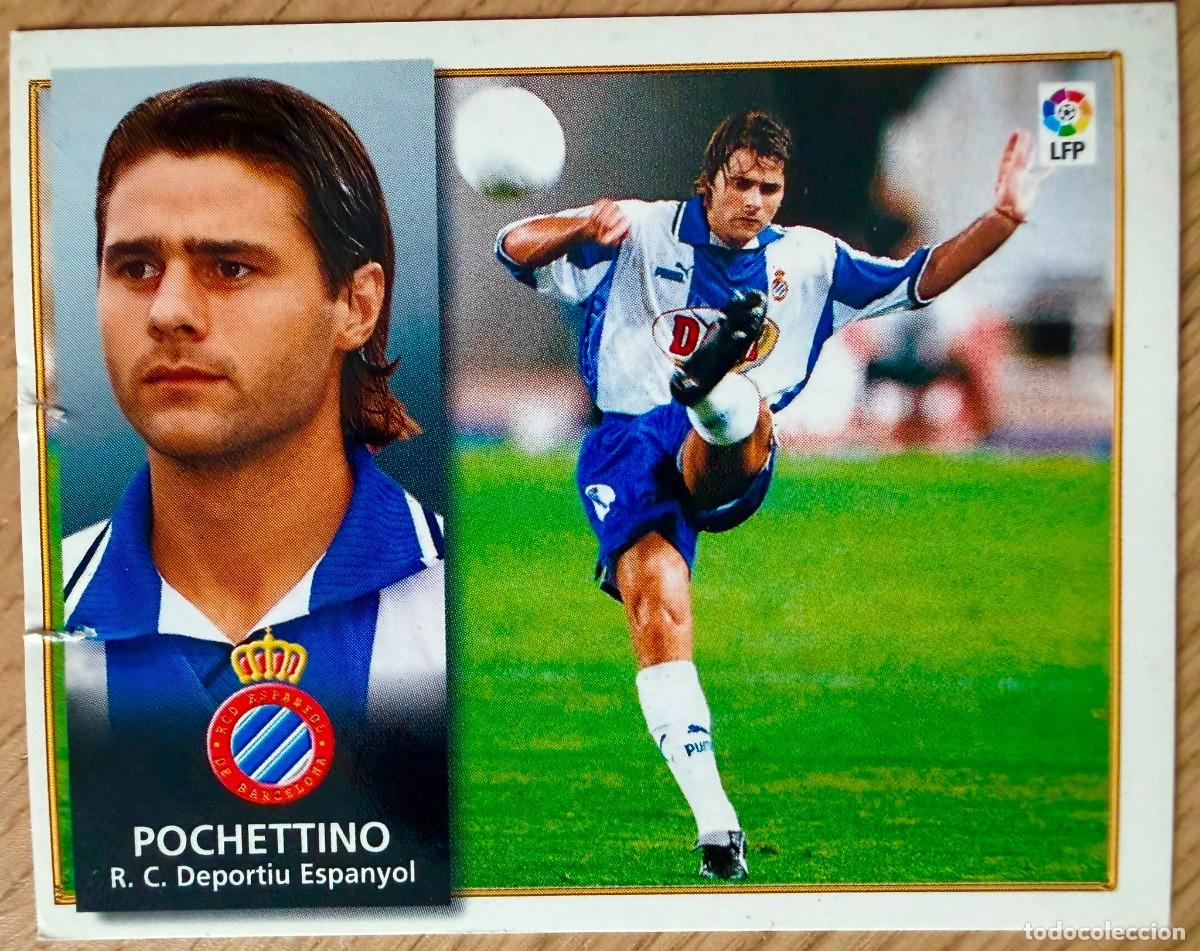Fu&szlig;ball-Sticker: POCHETTINO ESPANYOL ESPA&Ntilde;OL 98 99 1998 1999 LIGA EDICIONES ESTE SIN PEGAR STICKER CROMOS