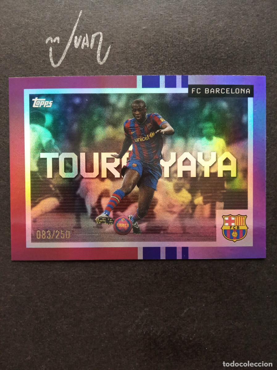 Cromos de Futebol: N&ordm; 46 NUMERADA #/250 WE WANT THE BALL TOURE YAYA BARCELONA ⚽ TOPPS &reg; TEAM SET BAR&Ccedil;A 2025 2026 25 26