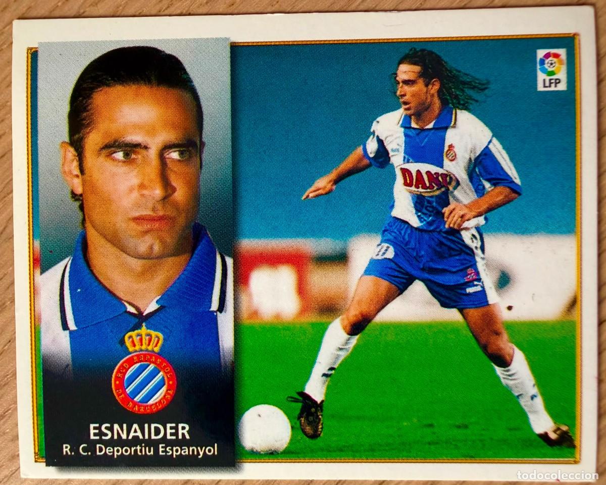 Fu&szlig;ball-Sticker: ESNAIDER ESPANYOL ESPA&Ntilde;OL 98 99 1998 1999 LIGA EDICIONES ESTE SIN PEGAR STICKER CROMOS