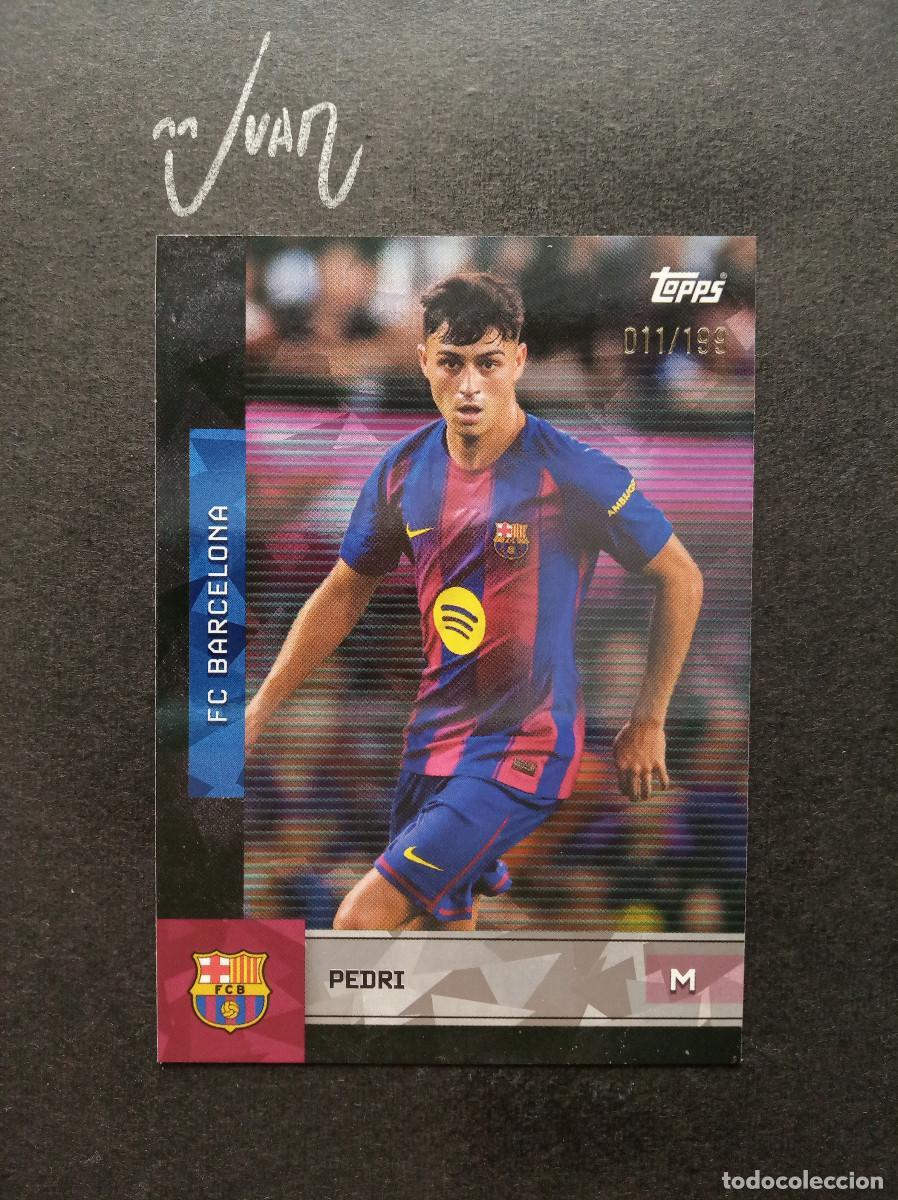 Cartes &agrave; collectionner de Football: N&ordm; 5 NUMERADA #/199 PEDRI FC BARCELONA MUNDIAL ESPA&Ntilde;A ⚽ TOPPS &reg; TEAM SET BAR&Ccedil;A 2025 2026 25 26 NUEVO