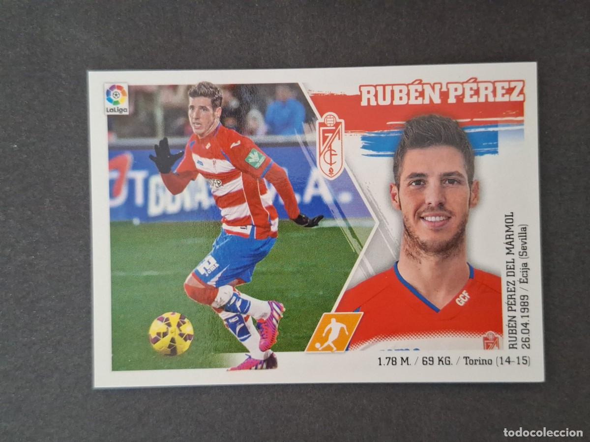 Cartes &agrave; collectionner de Football: L3 RUBEN PEREZ GRANADA C. F. LIGA ESTE 2015 2016 15 16 NUNCA PEGADO SIN PEGAR